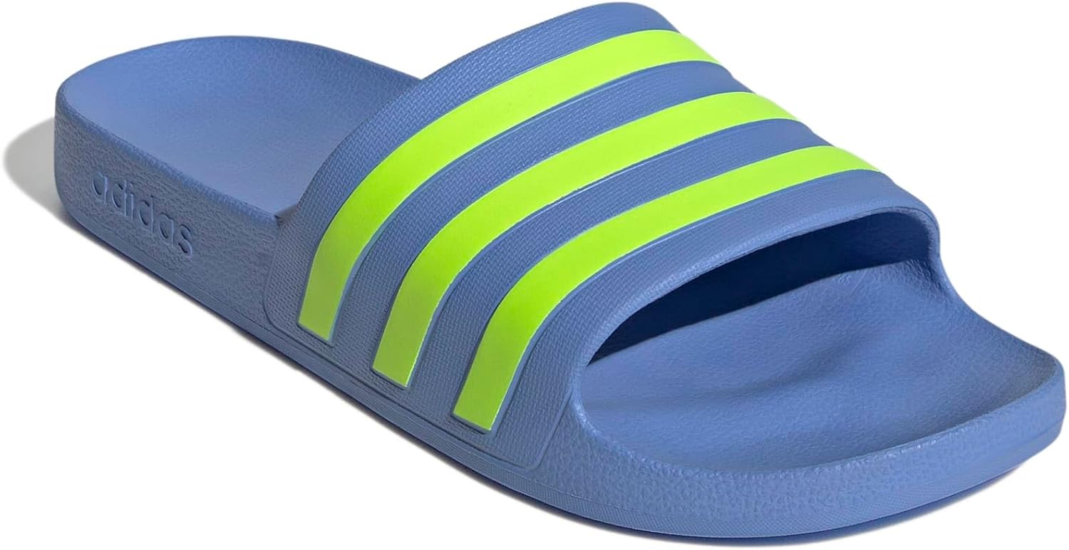 Сандалии adidas Adilette Aqua для взрослых, унисекс, Blue Fusion/Lucid Lemon/Blue Fusion — фото 4