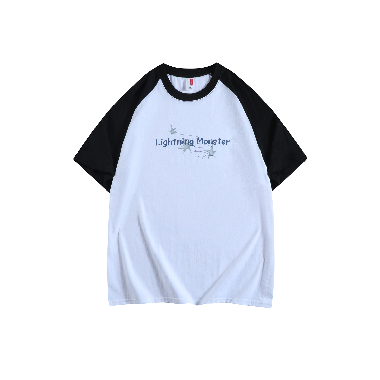 

Футболка Unisex LIGHTNING MONSTER, Абрикос и Светло-голубой