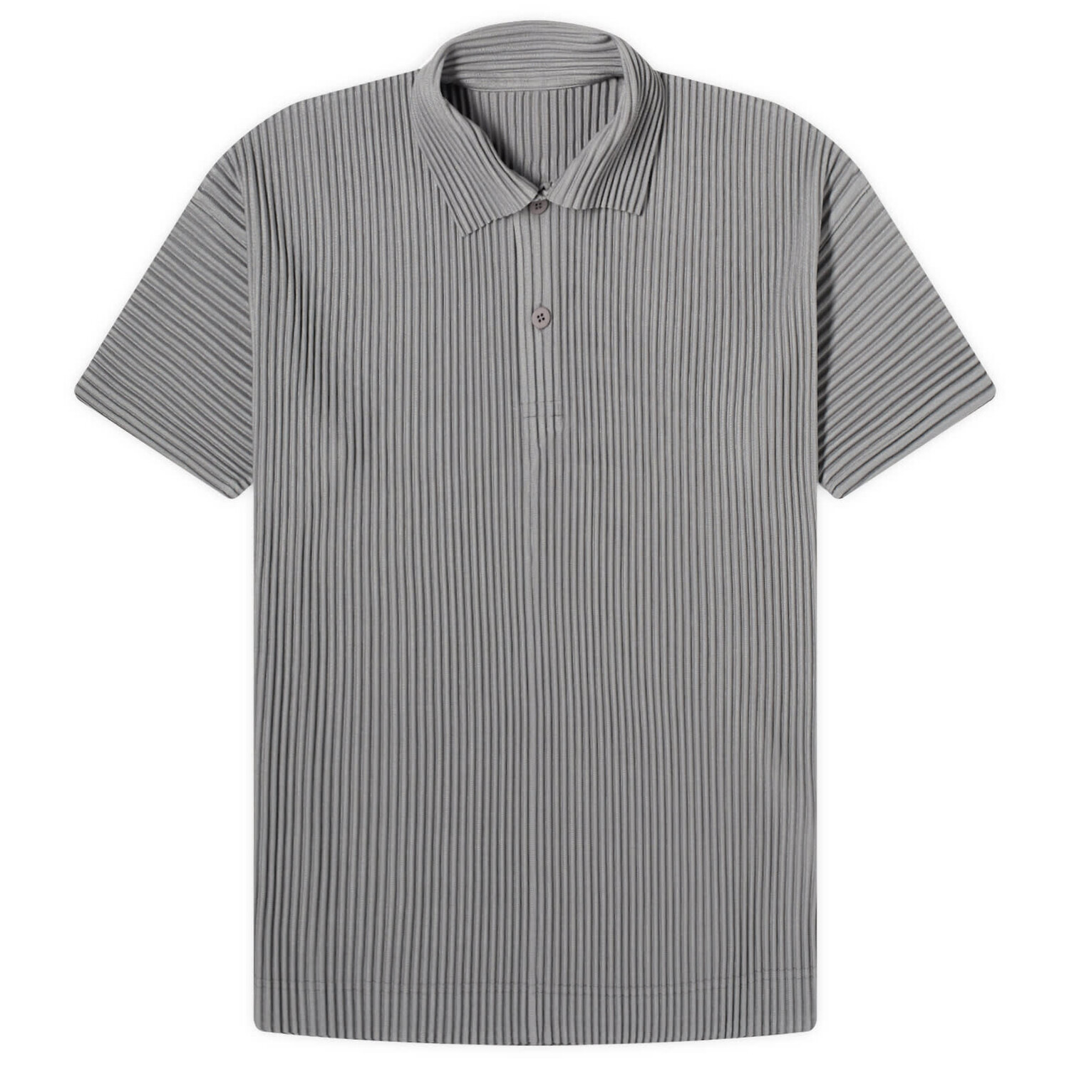 

Поло Homme Plissé Issey Miyake Pleated Polo, цвет Warm Grey