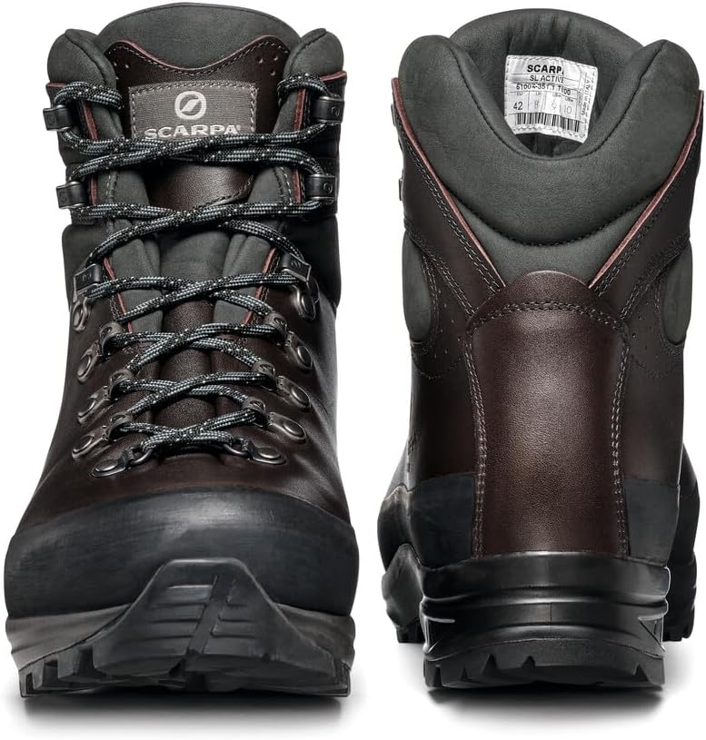 Мужские облегченные кожаные ботинки SCARPA SL Active для походов и треккинга, Bordeaux — фото 4