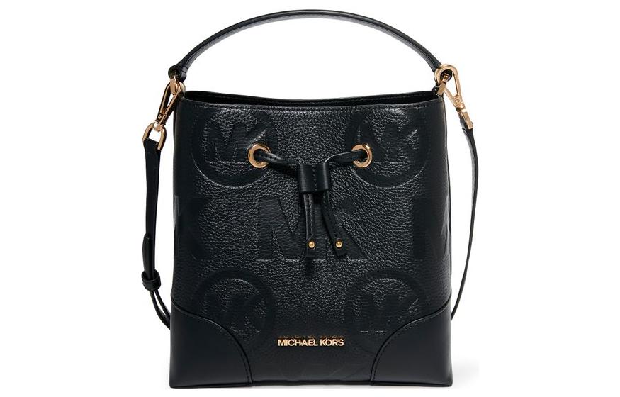 

MICHAEL KORS Кожаная сумка-ведро Mercer среднего размера женская черная