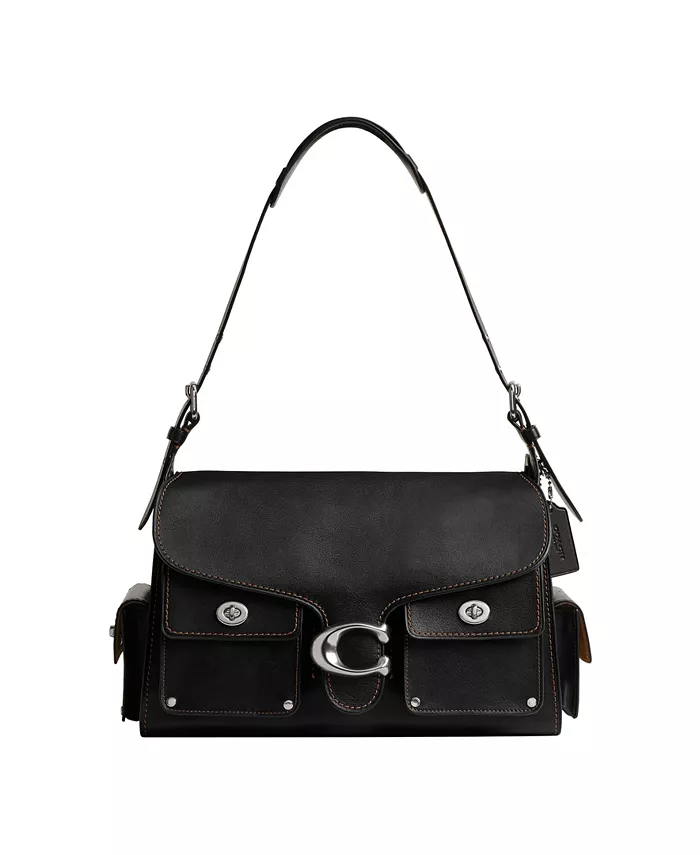 

Грузовая сумка Tabby Snap через плечо COACH, черный