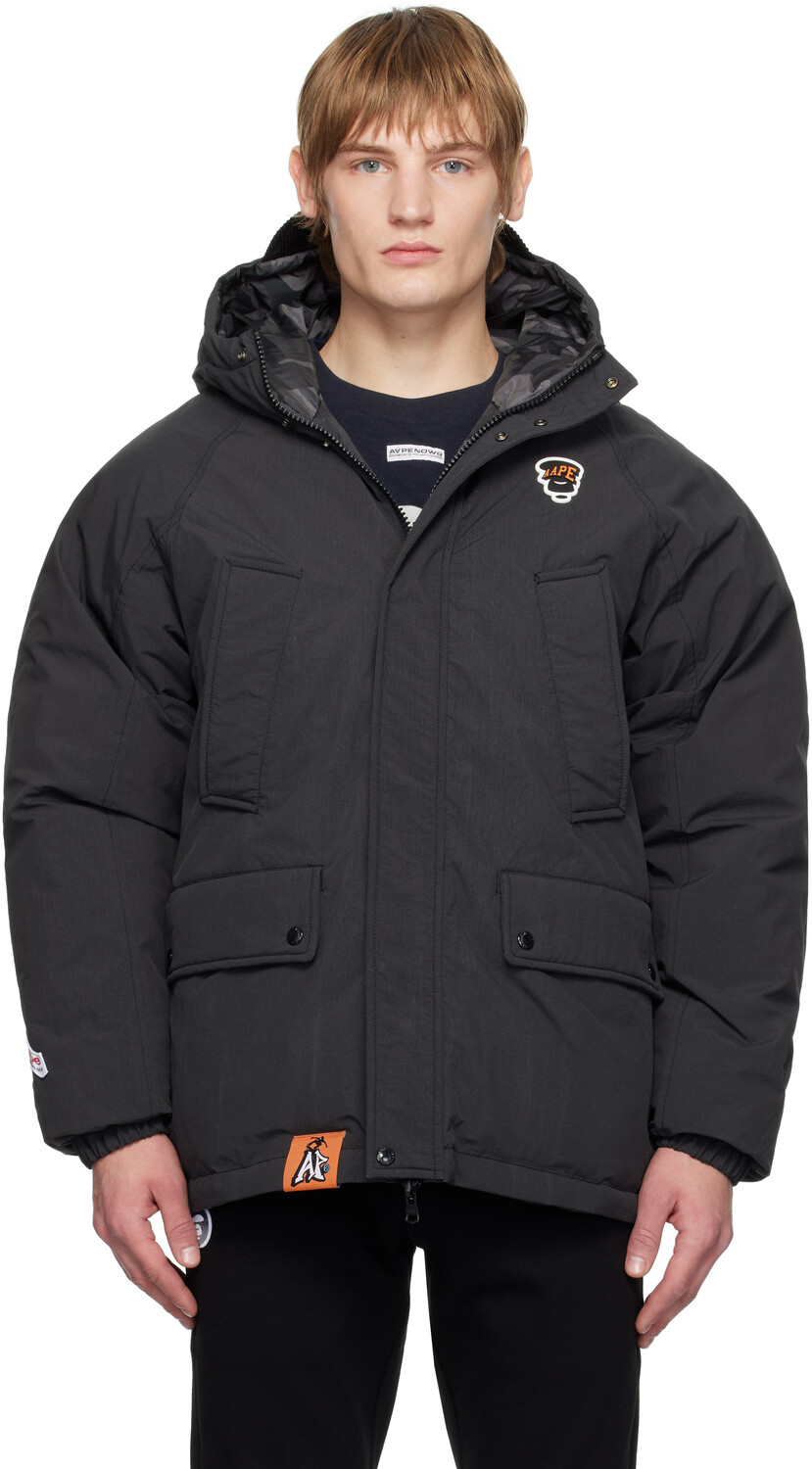 

Серая двусторонняя куртка-пуховик 'AAPE' AAPE by A Bathing Ape