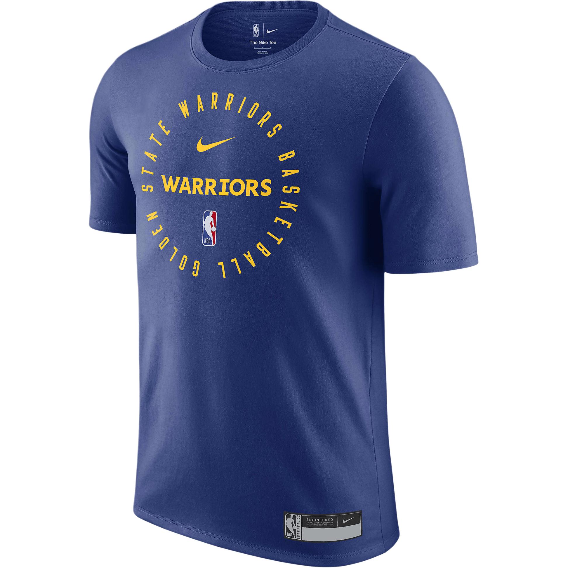 Nike Футболка Golden State Warriors Dri Fit NBA FW24 мужская Dark Blue — фото 3