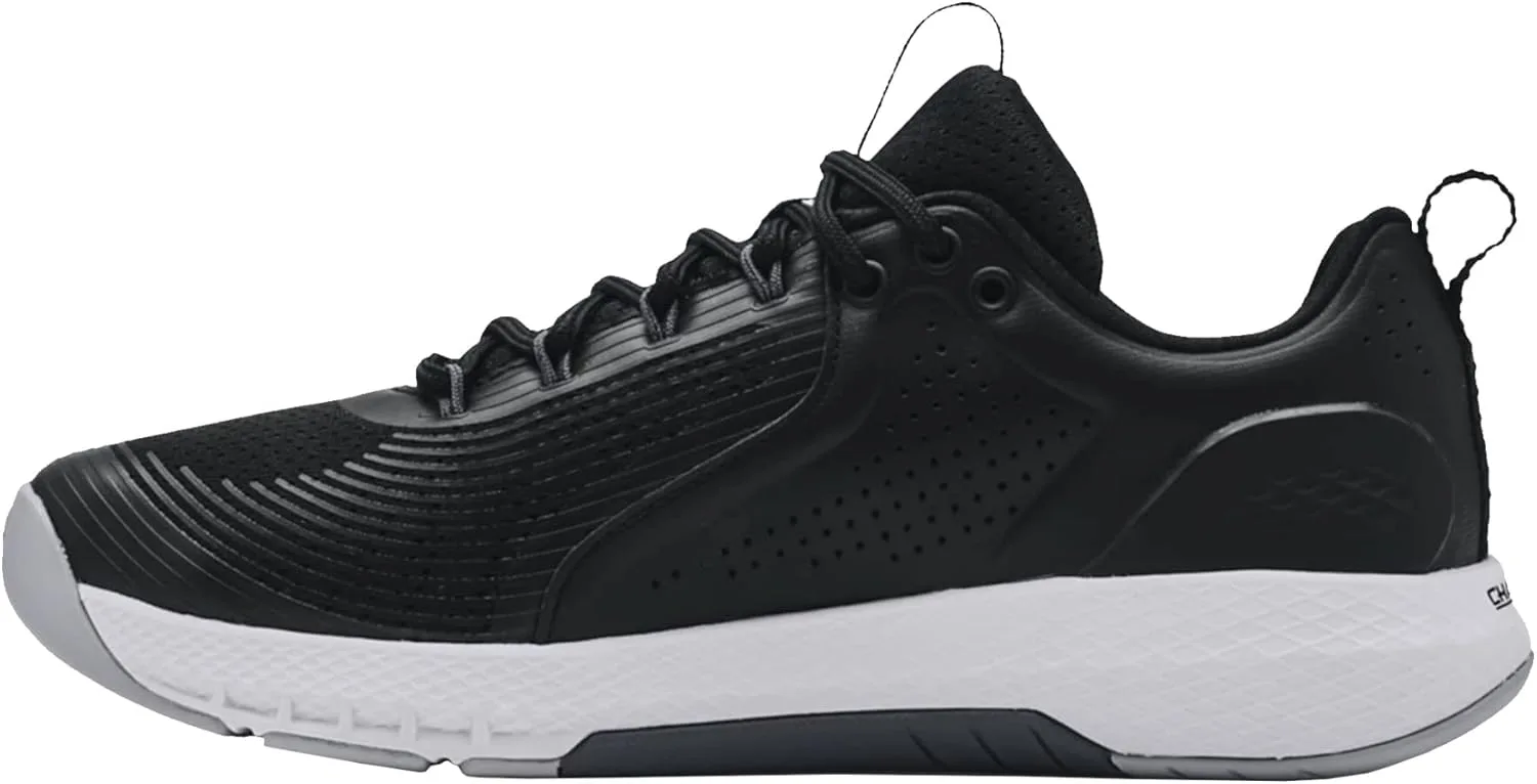 Мужские кроссовки Under Armor Charged Commit Tr 3 Cross Trainer Under Armour, белый/черный — фото 3