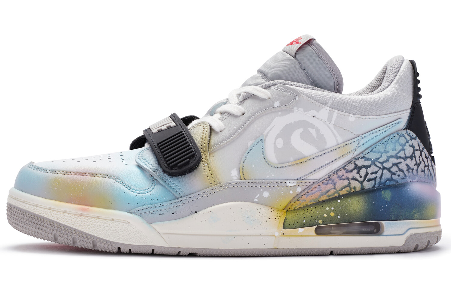 

Кроссовки JORDAN Legacy 312 Vintage Basketball Shoes Men Low-Top White/gray/blue/purple/yellow, Серый, Кроссовки JORDAN Legacy 312 Vintage Basketball Shoes Men Low-Top White/gray/blue/purple/yellow