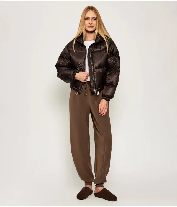 Пуховая куртка oversize fit Tommy Hilfiger, коричневый — фото 2