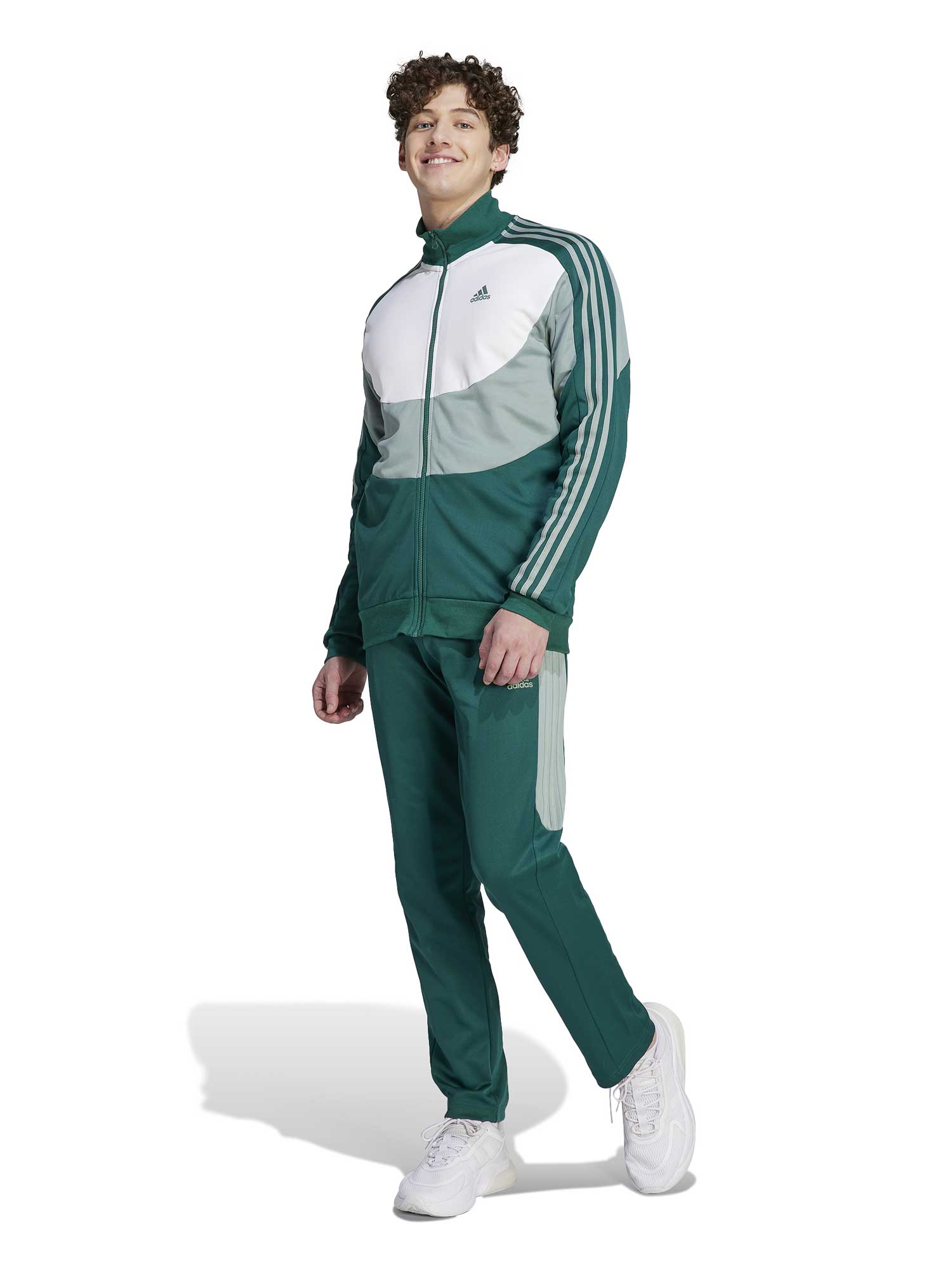 

Спортивный костюм Adidas Sportswear Colorblock, зеленый