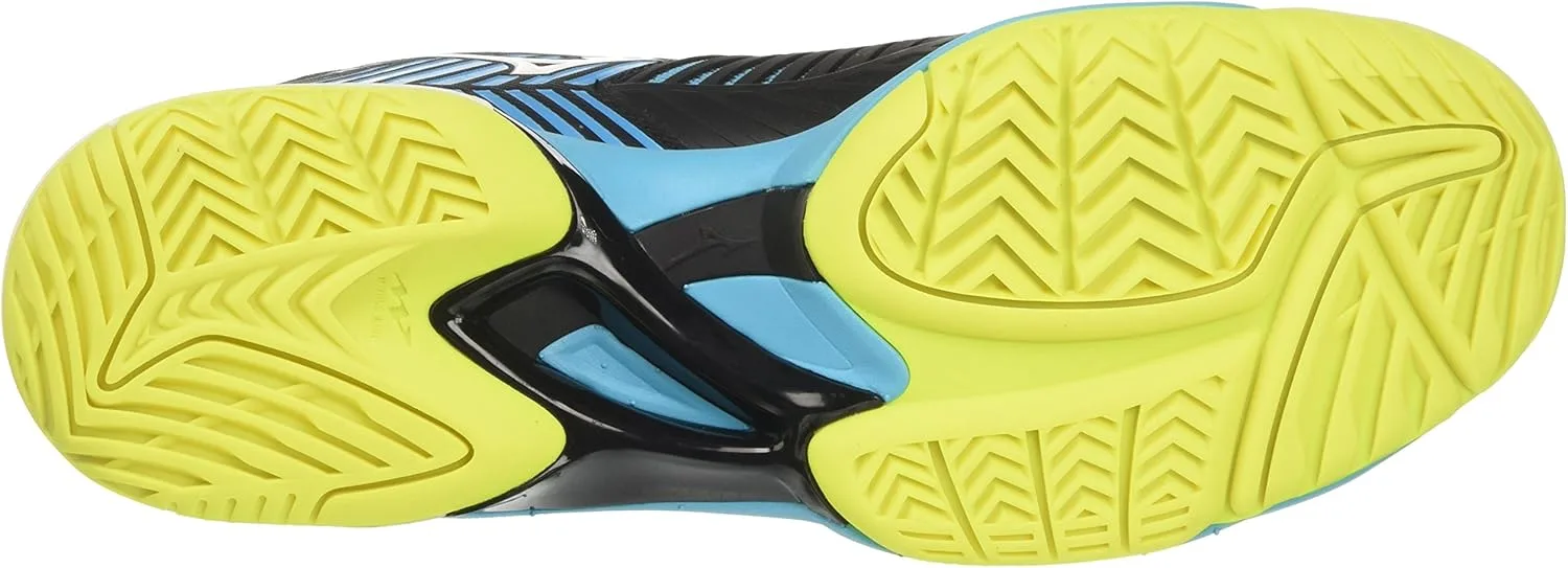 Мужские теннисные кроссовки Mizuno Wave Exceed Tour AC, белый/черный/синий — фото 4