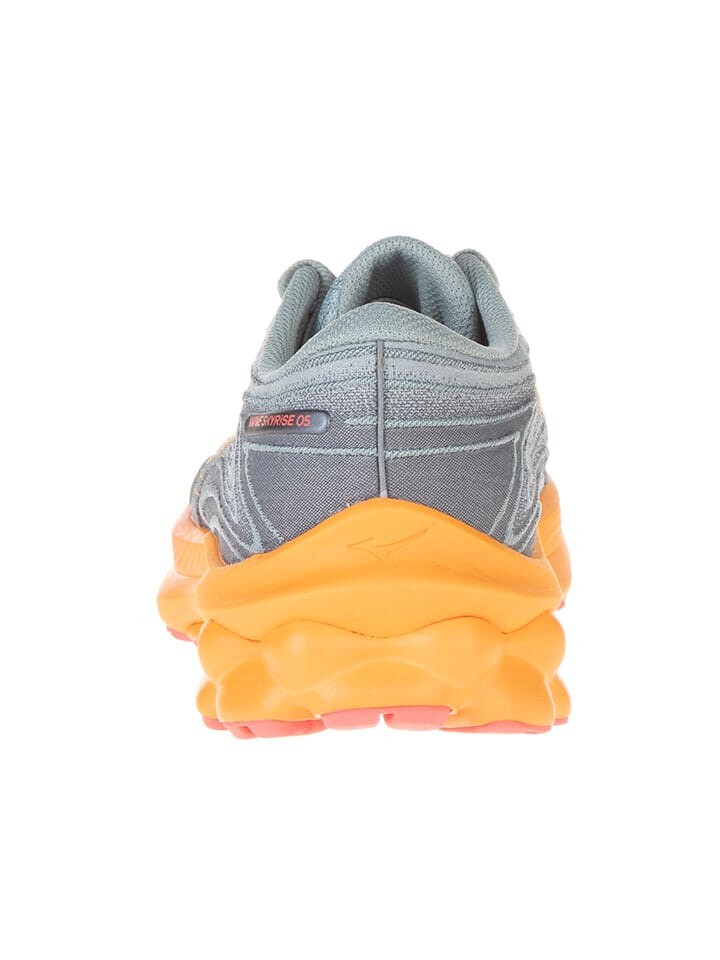 Кроссовки Mizuno Laufschuhe Wave Skyrise Wos, цвет Grau/Orange — фото 3