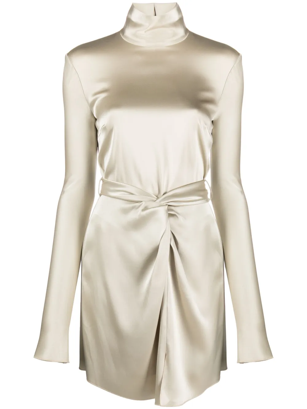 

Платье мини charon с драпировкой Nanushka, нейтральный