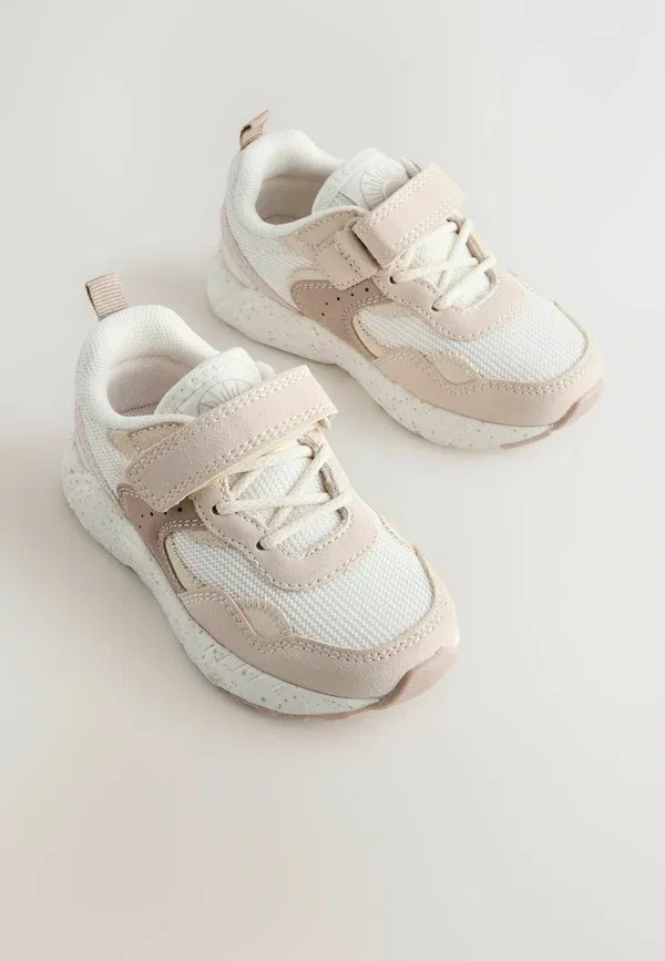 Обувь для малышей Regular fit на эластичной шнуровке с липучкой Next, нейтральный — фото 2