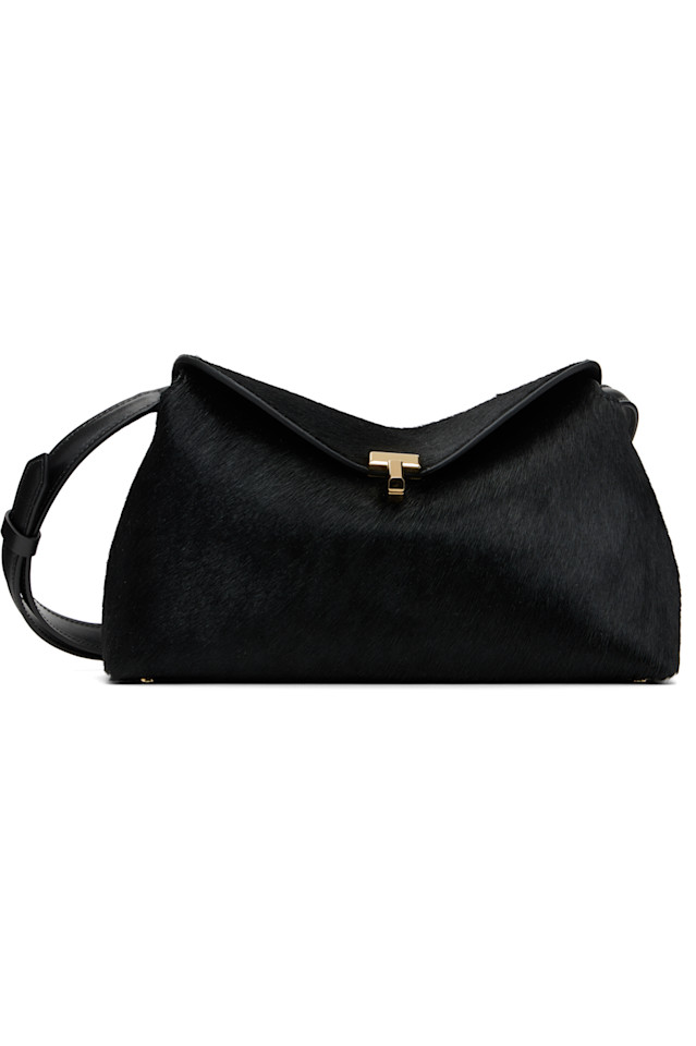 

Застежка-Клатч T-Lock из конского волоса Toteme, черный