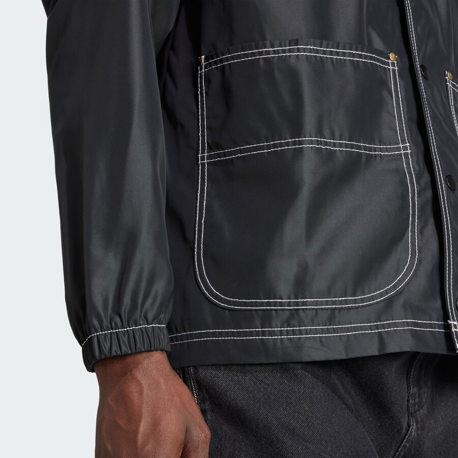 Демисезонная куртка ADIDAS ORIGINALS Wabash, Black — фото 3