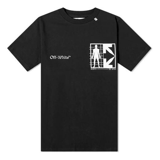 

Футболка ss20 half arrow man short sleeve Off-White, черный