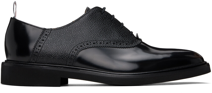 

Черные оксфорды с седлом Thom Browne