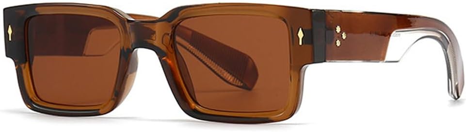 

Модные женские солнцезащитные очки в стиле панк с заклепками, солнцезащитные очки UV400, винтажные мужские солнцезащитные очки с градиентным покрытием, солнцезащитные очки UV400 HHZZYVY, Brown Brown