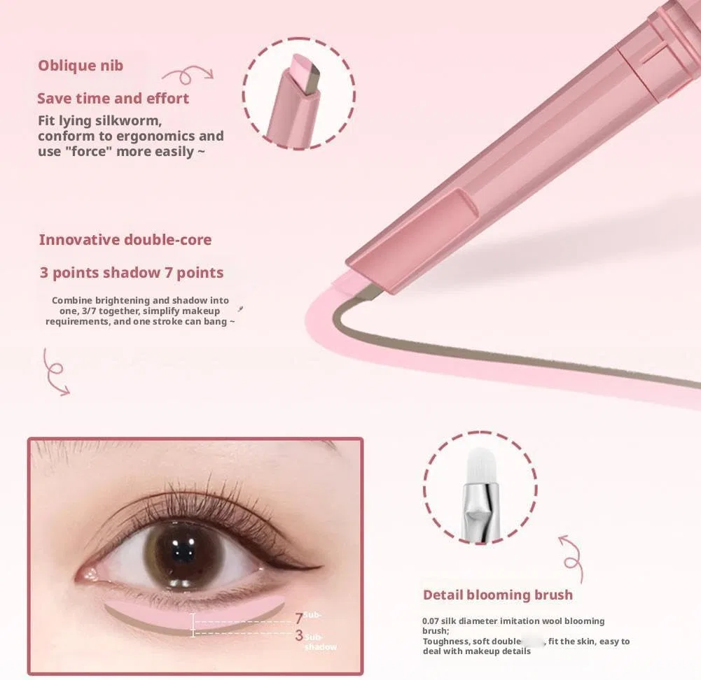 Подводка для глаз Double Core Eyeliner Dianx, 1 шт, цвет 01# — фото 4