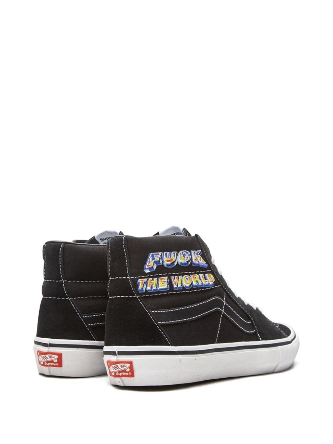 Vans кеды SK8-Hi Pro из коллаборации с Supreme, черный — фото 3