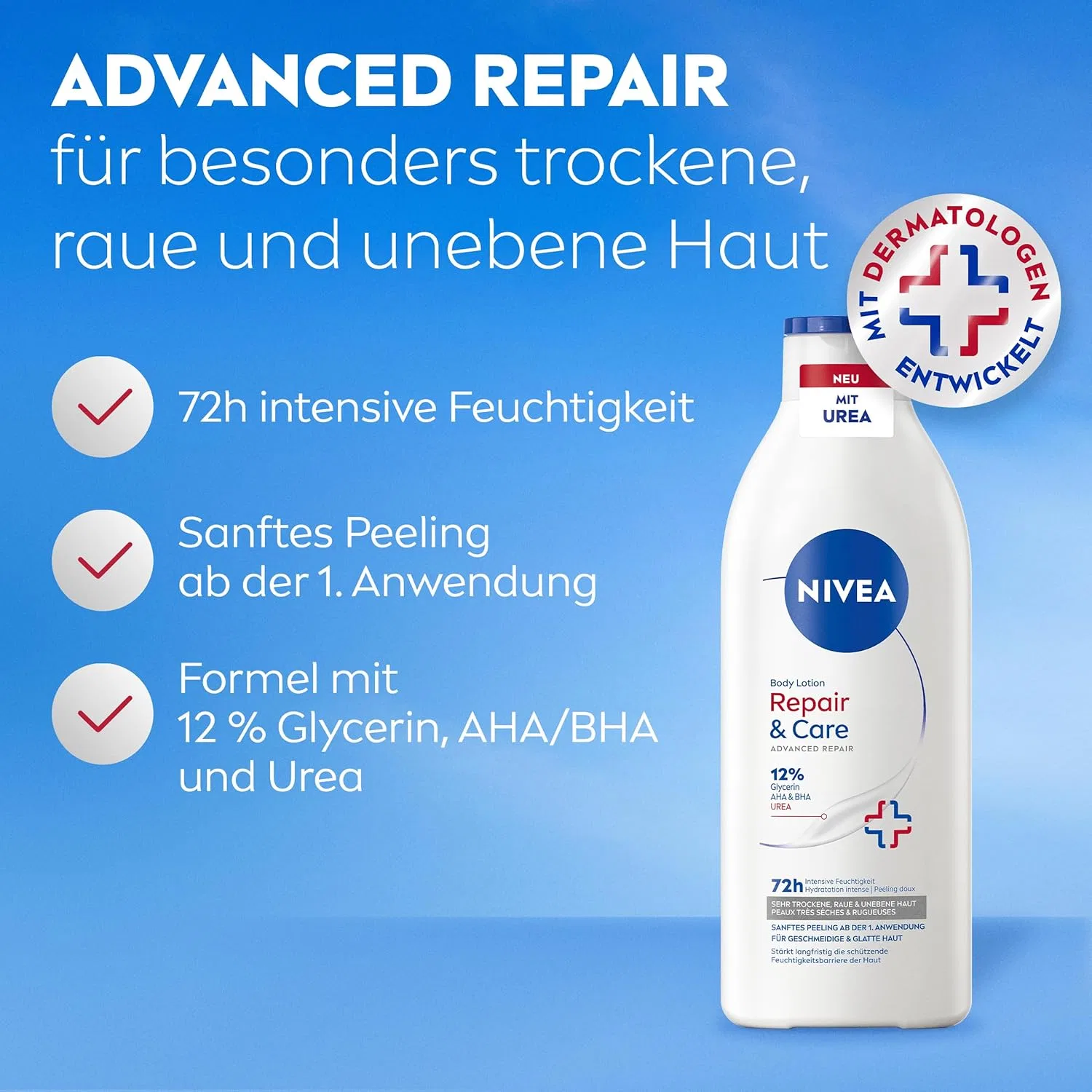 Лосьон для тела NIVEA Repair & Care с мочевиной Nivea — фото 2