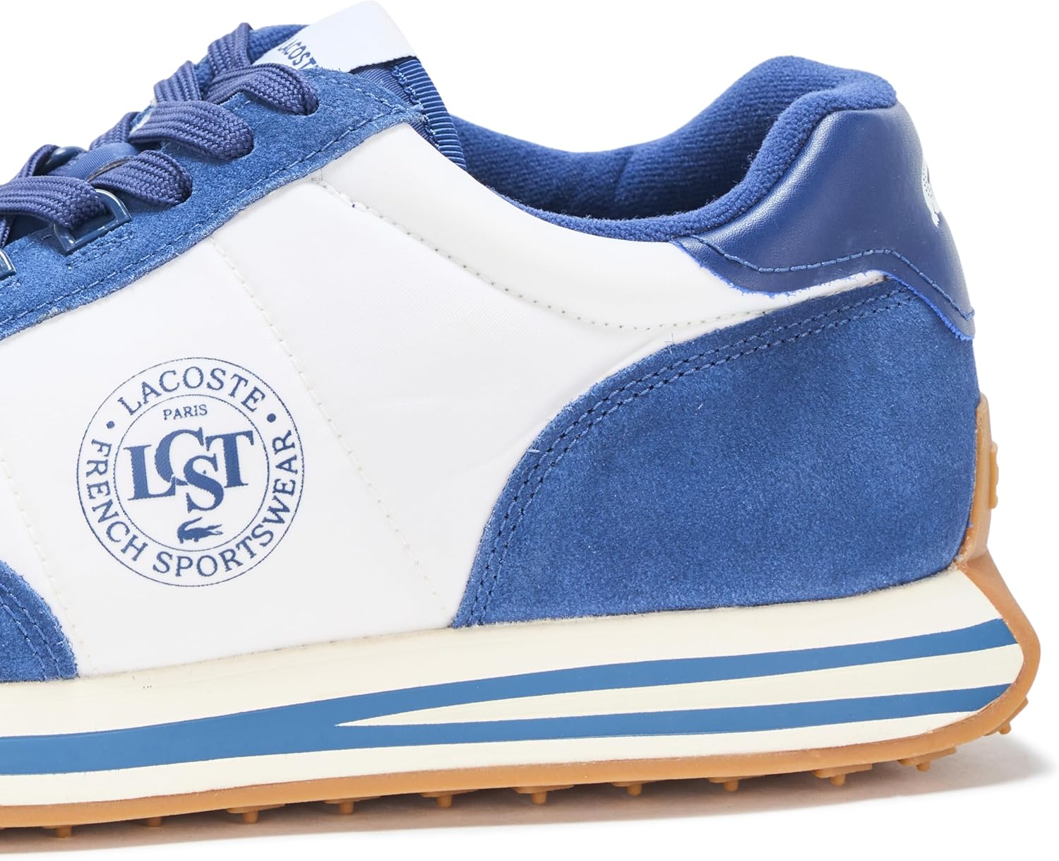 Мужские кроссовки Lacoste L-Spin, белый/синий/темно-синий — фото 4