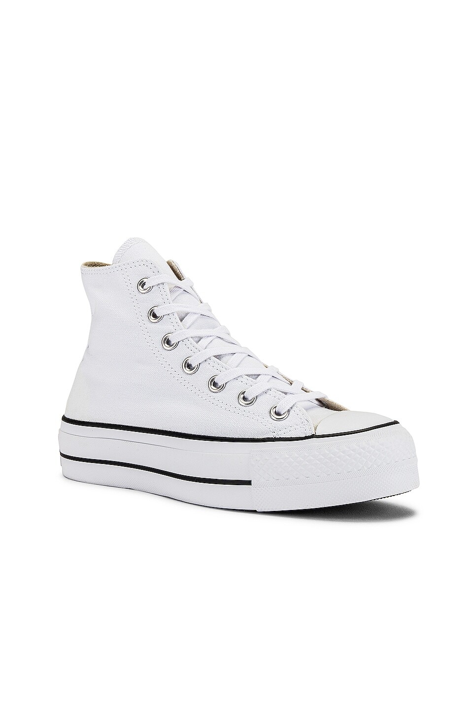 Кроссовки Converse Chuck Taylor All Star Lift Hi, цвет White & Black — фото 2