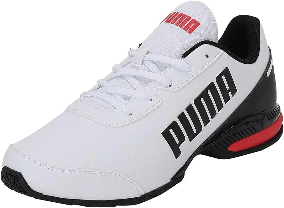Кроссовки для бега PUMA Equate SL унисекс, Puma White Puma Black High Risk Red