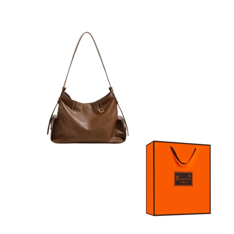 

PAYOT Сумка через плечо из искусственной кожи, кросс-боди, женская, обычный размер, Sandalwood Brown/Black