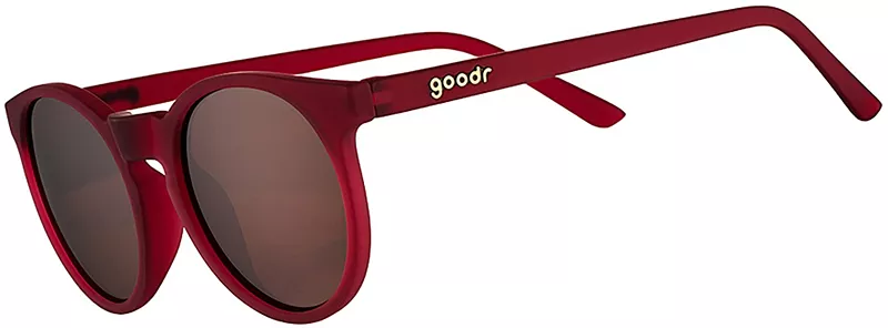 

Хорошо, я ношу бордовое Солнцезащитные очки goodr