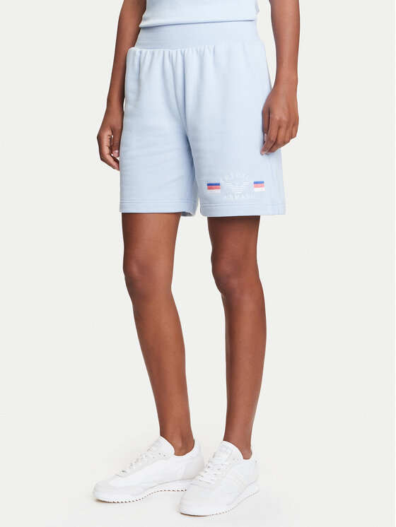 

Свободные спортивные шорты EW000496 AF10882 U9273 Emporio Armani Underwear, голубой
