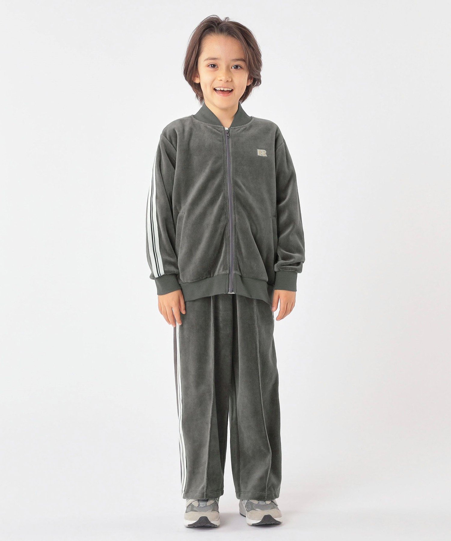 Спортивная куртка RUSSELL ATHLETIC: 100-130 см/Тренировочная куртка SHIPS KIDS, Gray — фото 3
