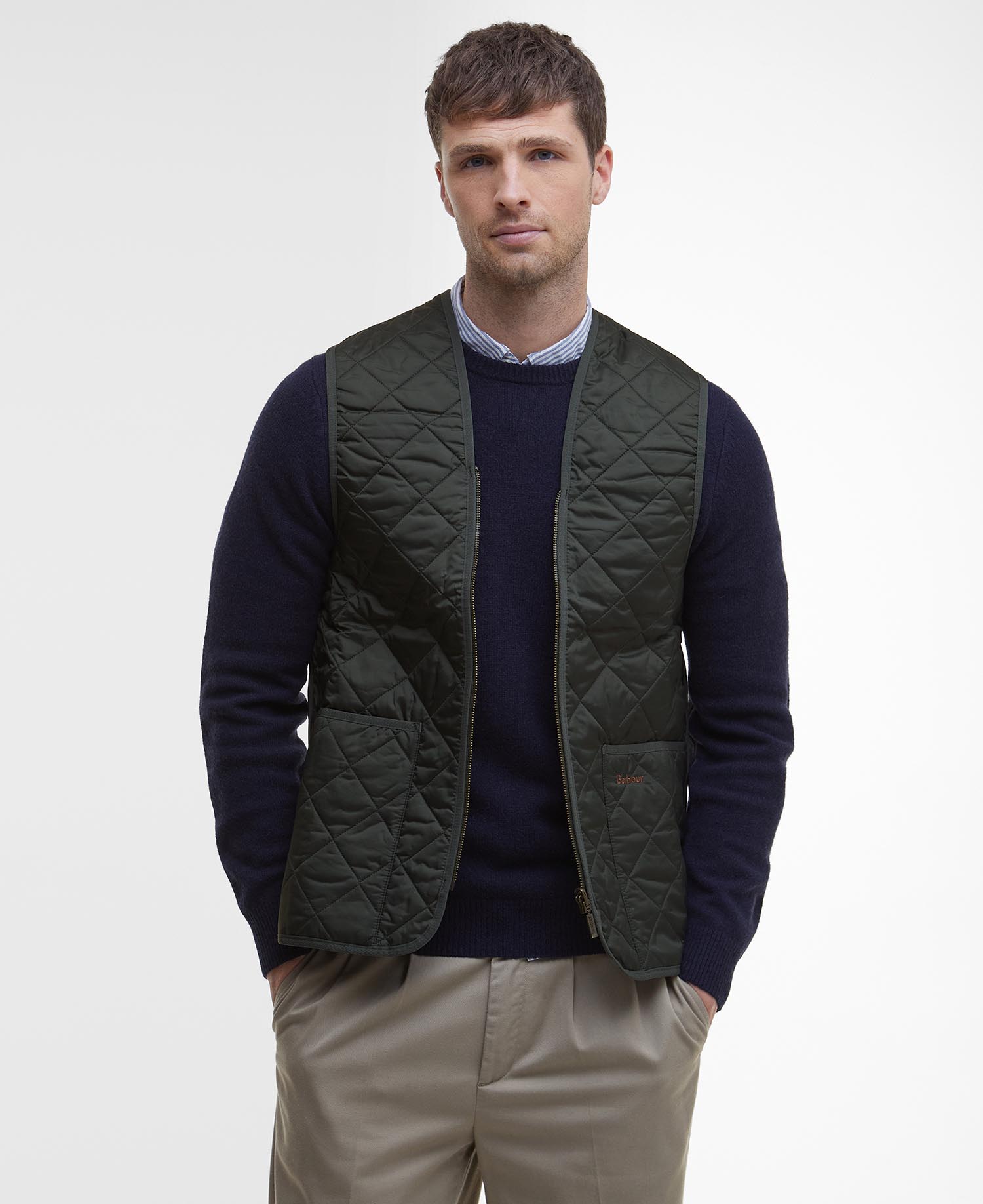 

Жилет Barbour Quilted Zip-In Liner, Olive-Ancient