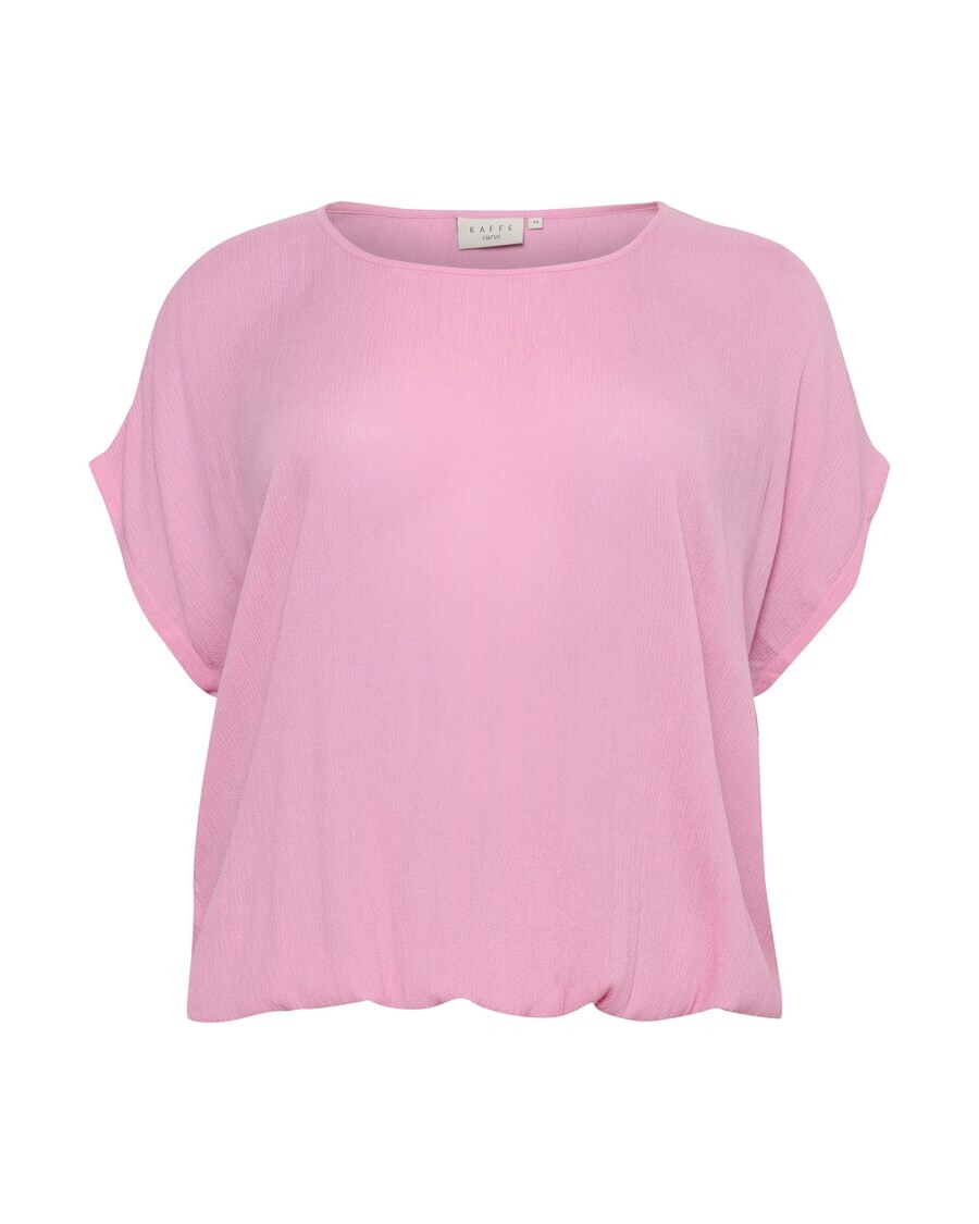 

Блузка с коротким рукавом KAFFE CURVE Blouse Ami, цвет eosin