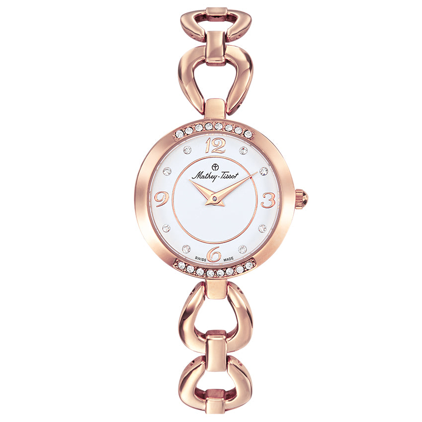 

Женские часы Mathey Tissot Fleury 1496 с белым циферблатом