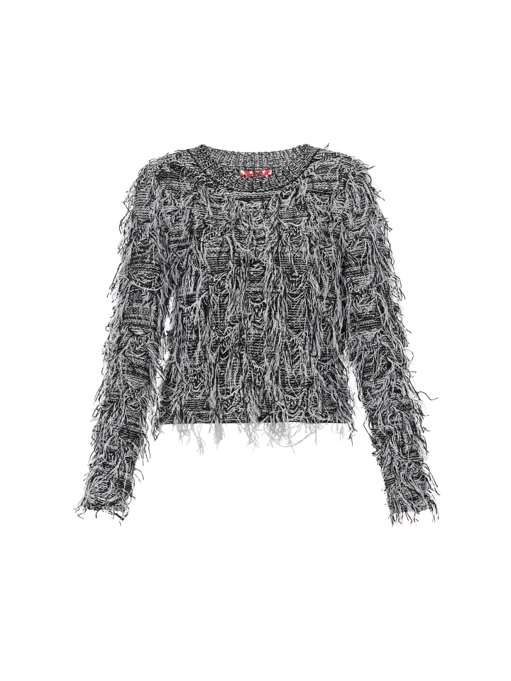 

Женский свитер черного и серого цветов myMo ROCKS