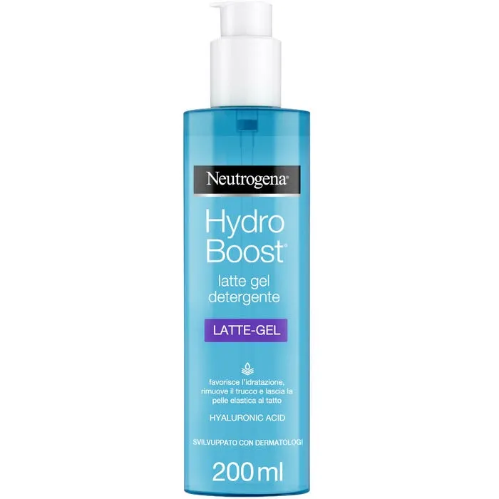 

Neutrogena Hydro Boost Очищающий гель-молочко для лица 200 мл с гиалуроновой кислотой