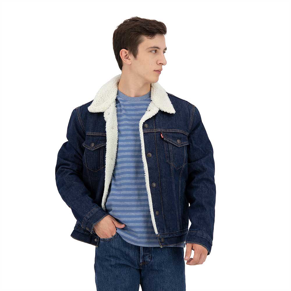 

Куртка Levi's Sherpa, синий