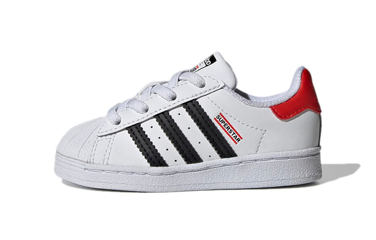 

Кроссовки adidas originals Superstar Series Toddler Shoes TD Low-top White/Red/Black