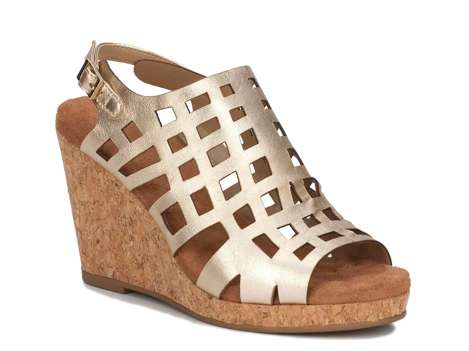 

Сандалии Kennedy Wedge Sandal Ros Hommerson, золотой/металлик