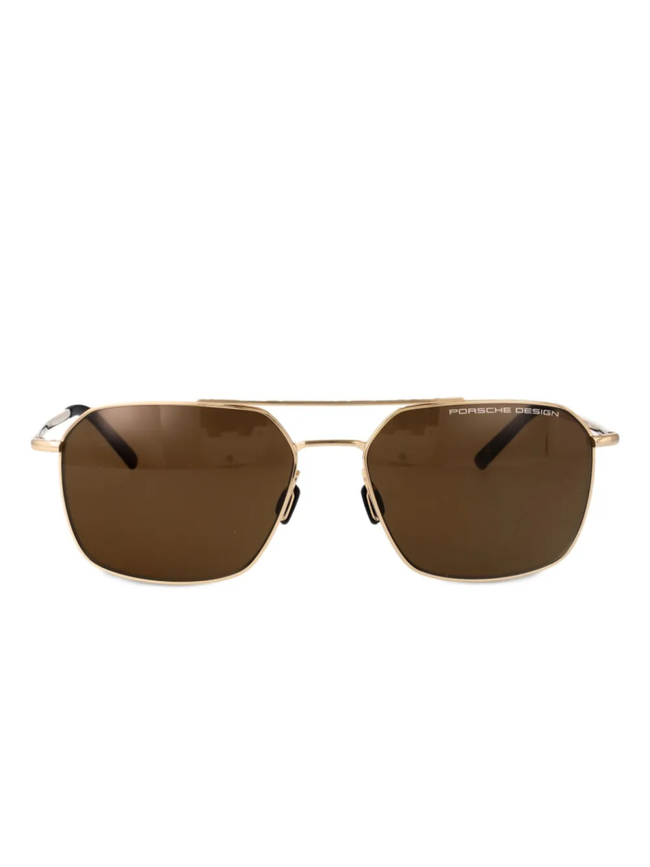 

Porsche Design square frame солнцезащитные очки, золотой