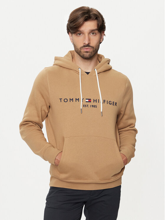 

Толстовка обычного кроя Logo MW0MW11599 Tommy Hilfiger, коричневый
