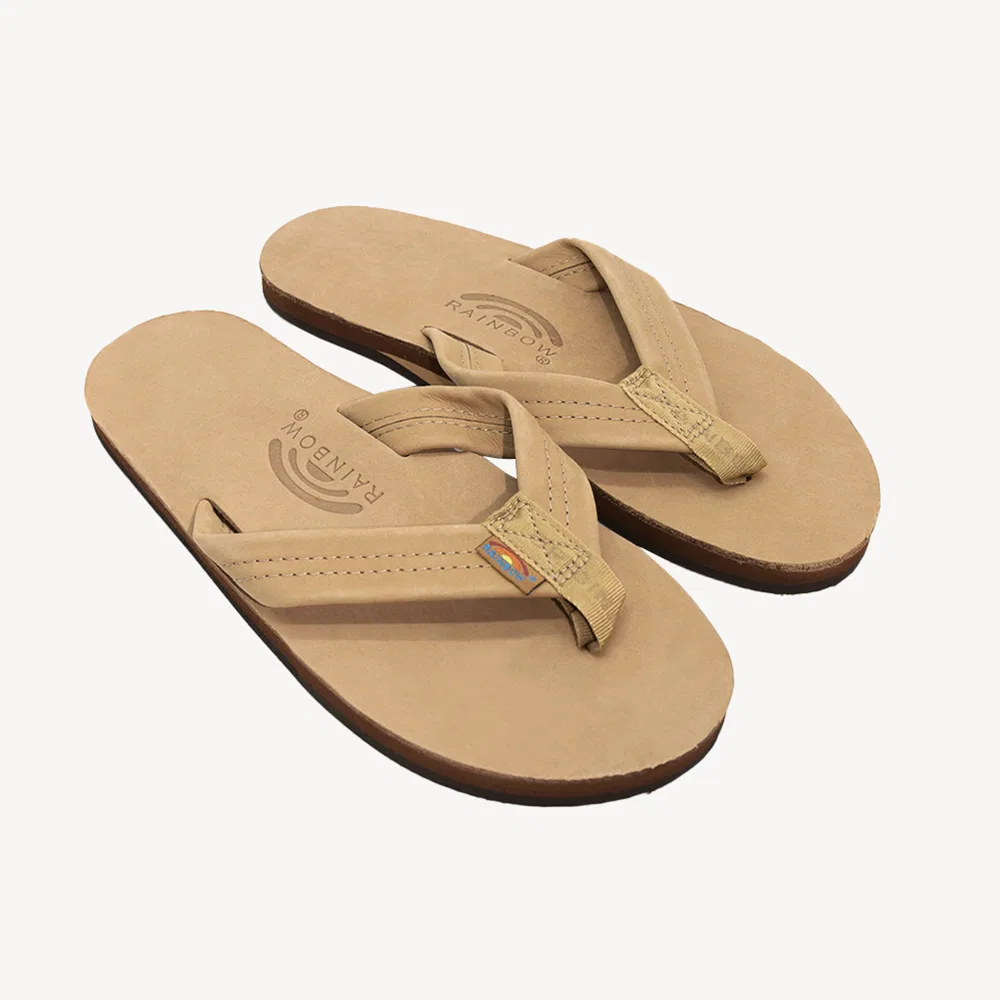 Мужские вьетнамки Single Layer Sierra Brown от Rainbow Sandals