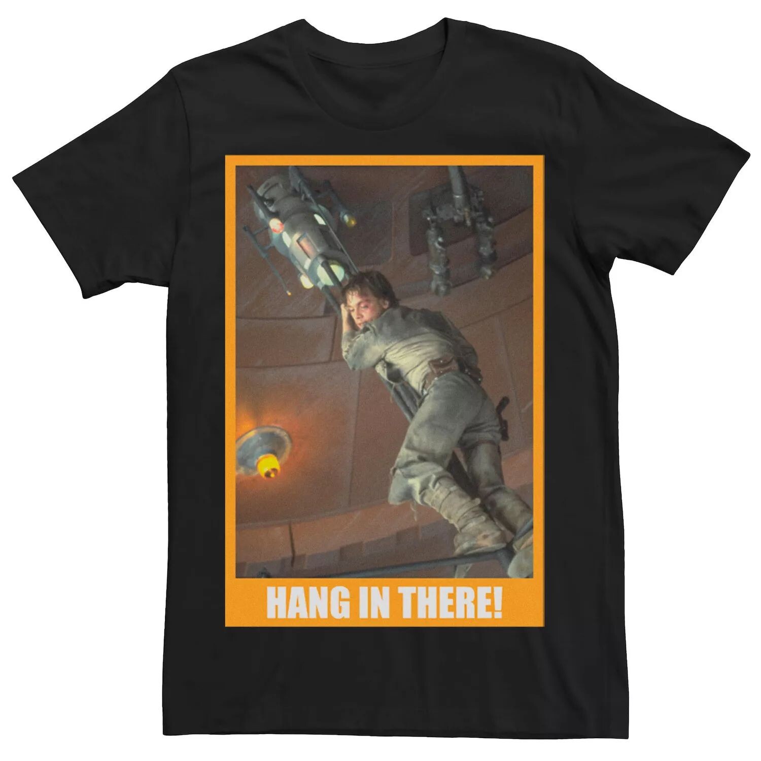 

Мужская футболка с плакатом «Люк Скайуокер» Hang In There Star Wars