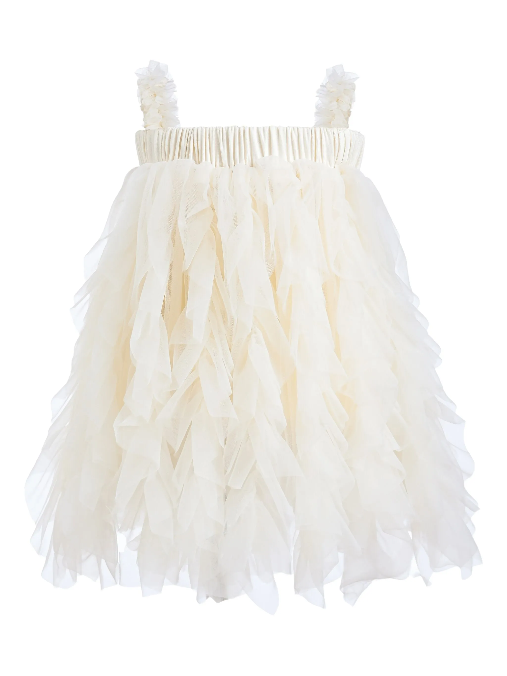 

Платье с оборками Tulleen, белый