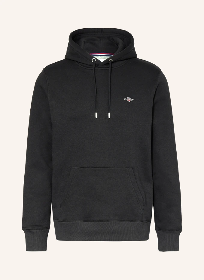 

Толстовка с капюшоном Gant, черный