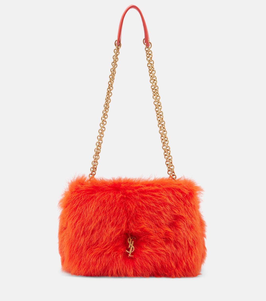 

Джейми 4.3 мини-сумка через плечо из овчины Saint Laurent, Vivid Orange