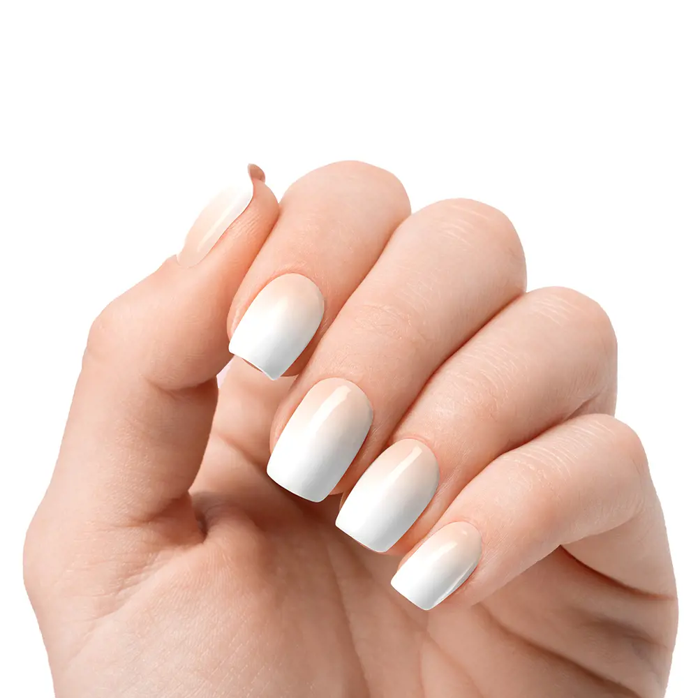 Лак для ногтей Láminas de uñas de gel nude baby boomer premium luxe #gradient Nooves, 20 шт. — фото 3