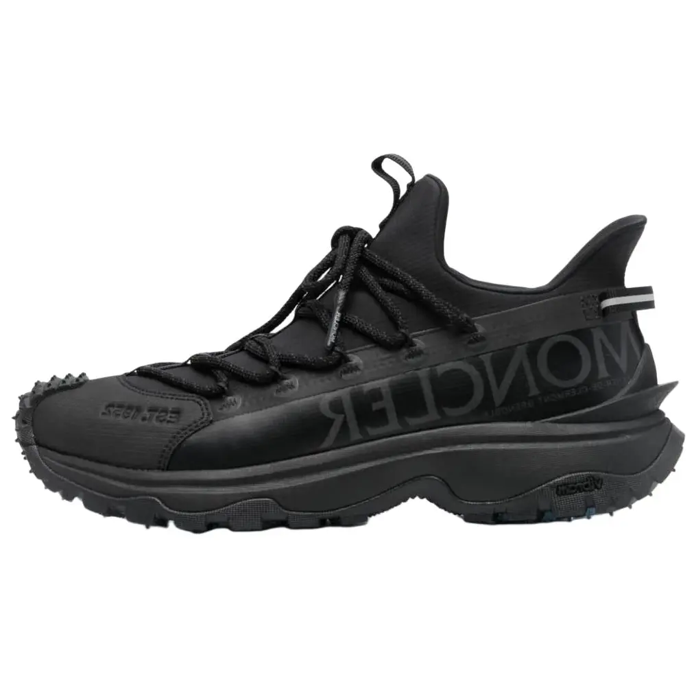 Женские черные повседневные туфли Low-Top Moncler