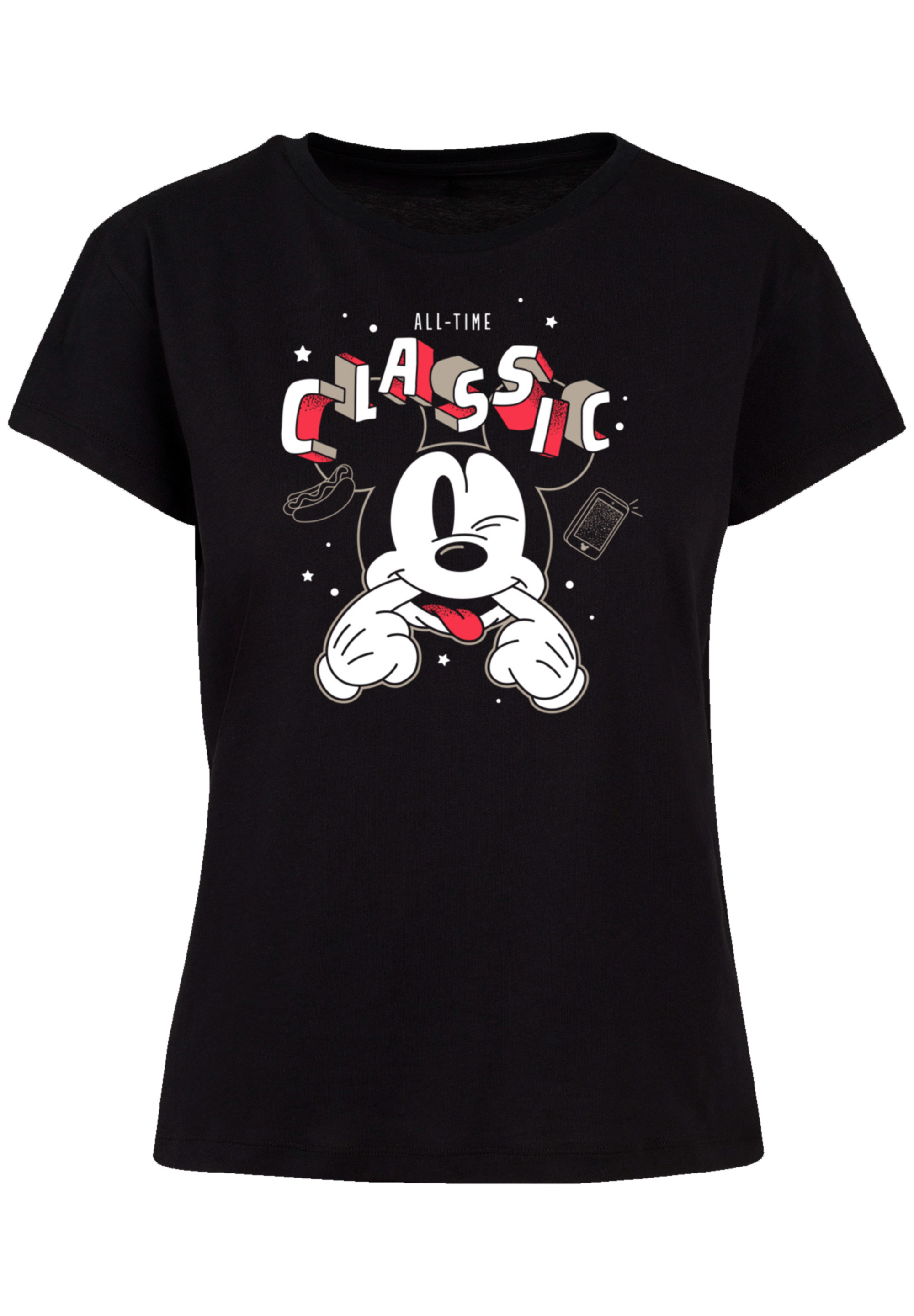 

Футболка F4NT4STIC Ladies Box Tee Disney Micky Maus All Time Classic, черный