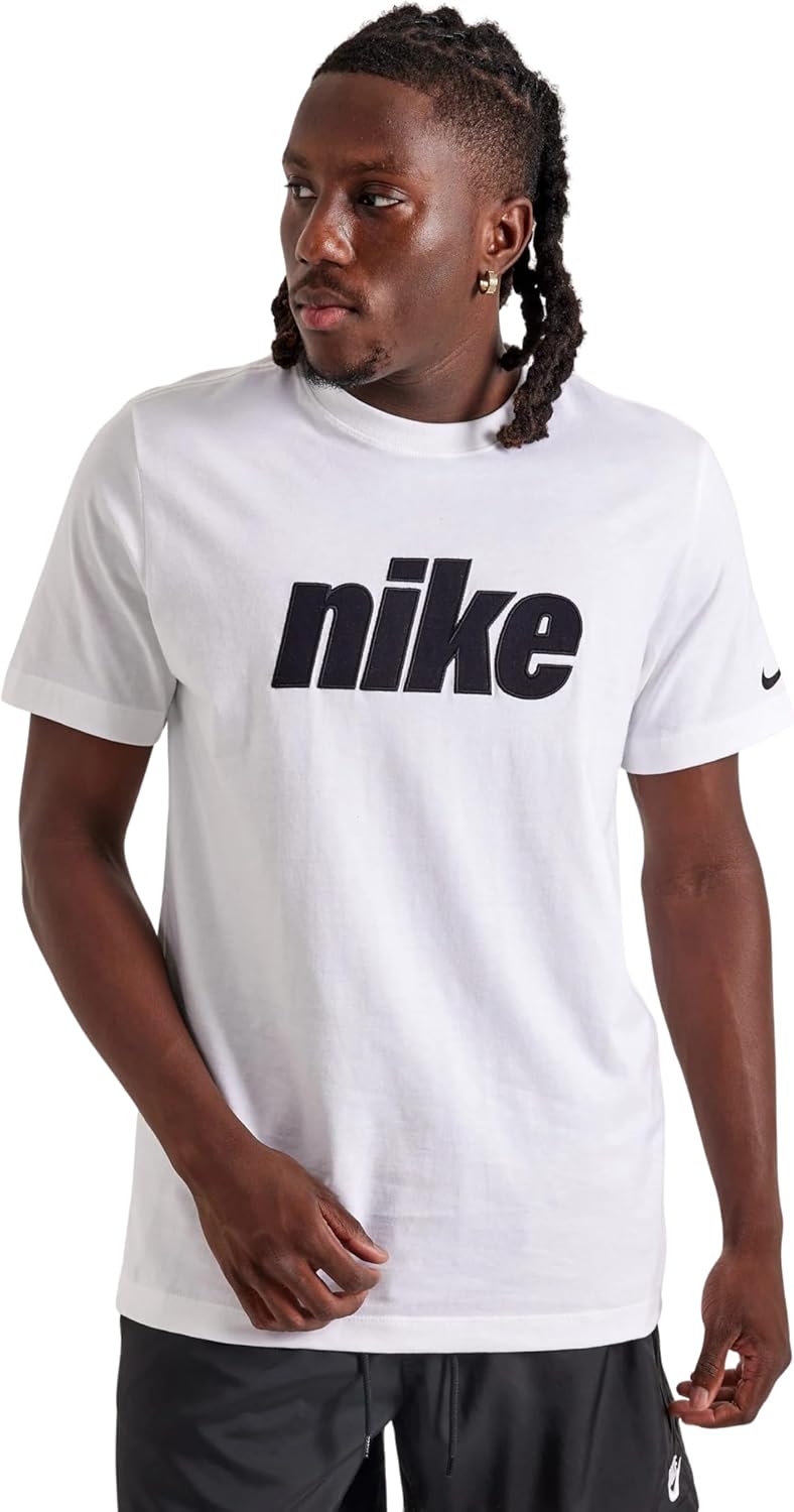 

Футболка с вышитым логотипом Nike Block, White